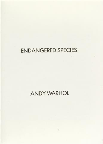 ANDY WARHOL (after) Endangered Species